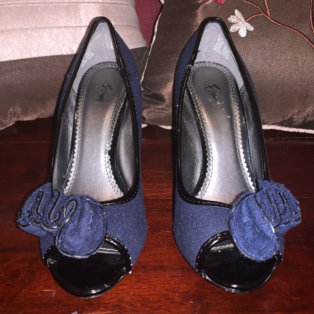 Blue heels